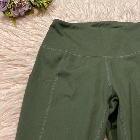 BYLT Premium Basics Essential Leggings in Dark Olive sz S - Picture 3 of 10